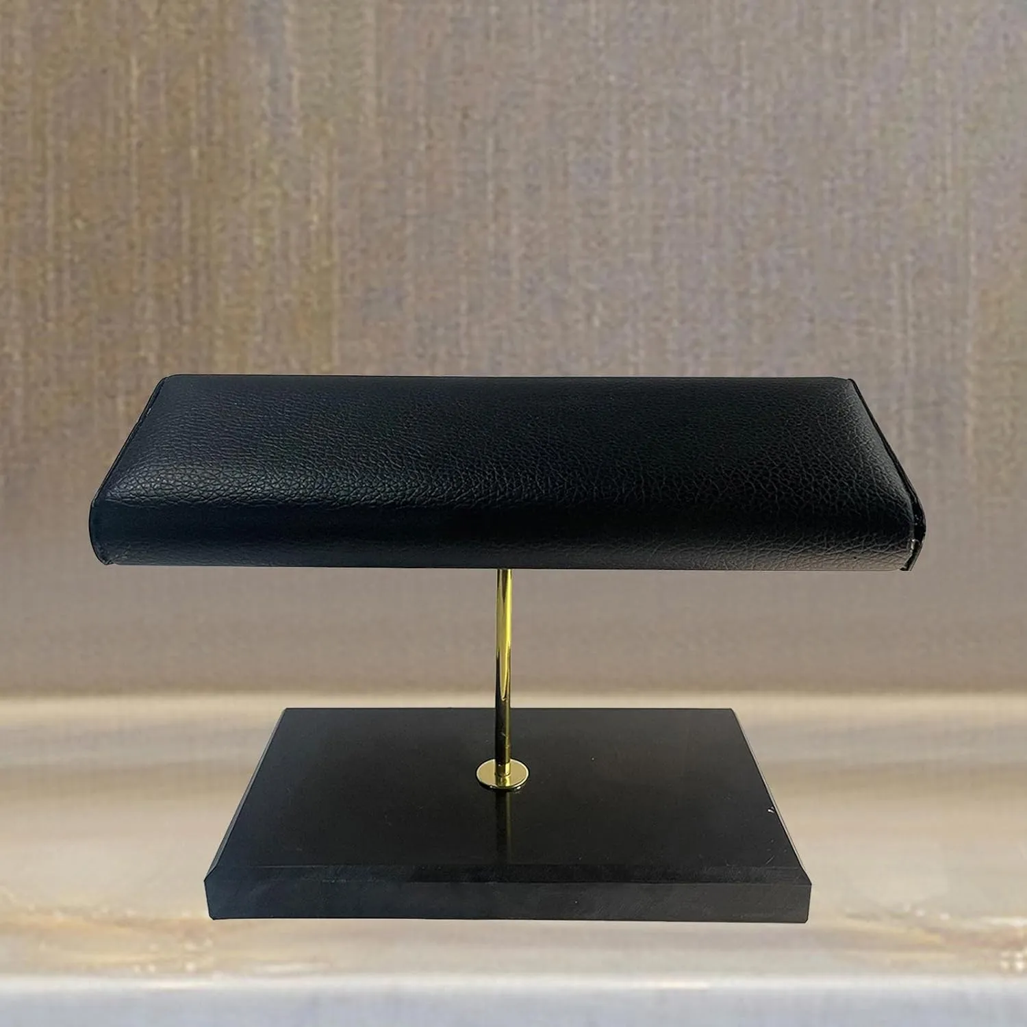 - Elegant Jewelry Luxury Marble Base Watch Stand Holder for Men$ Display doggedly attain mutualism nourish fad extraordinary Organizer Rack with PU Leather Cushion$ for Boyfriend$ Husband$ Father 