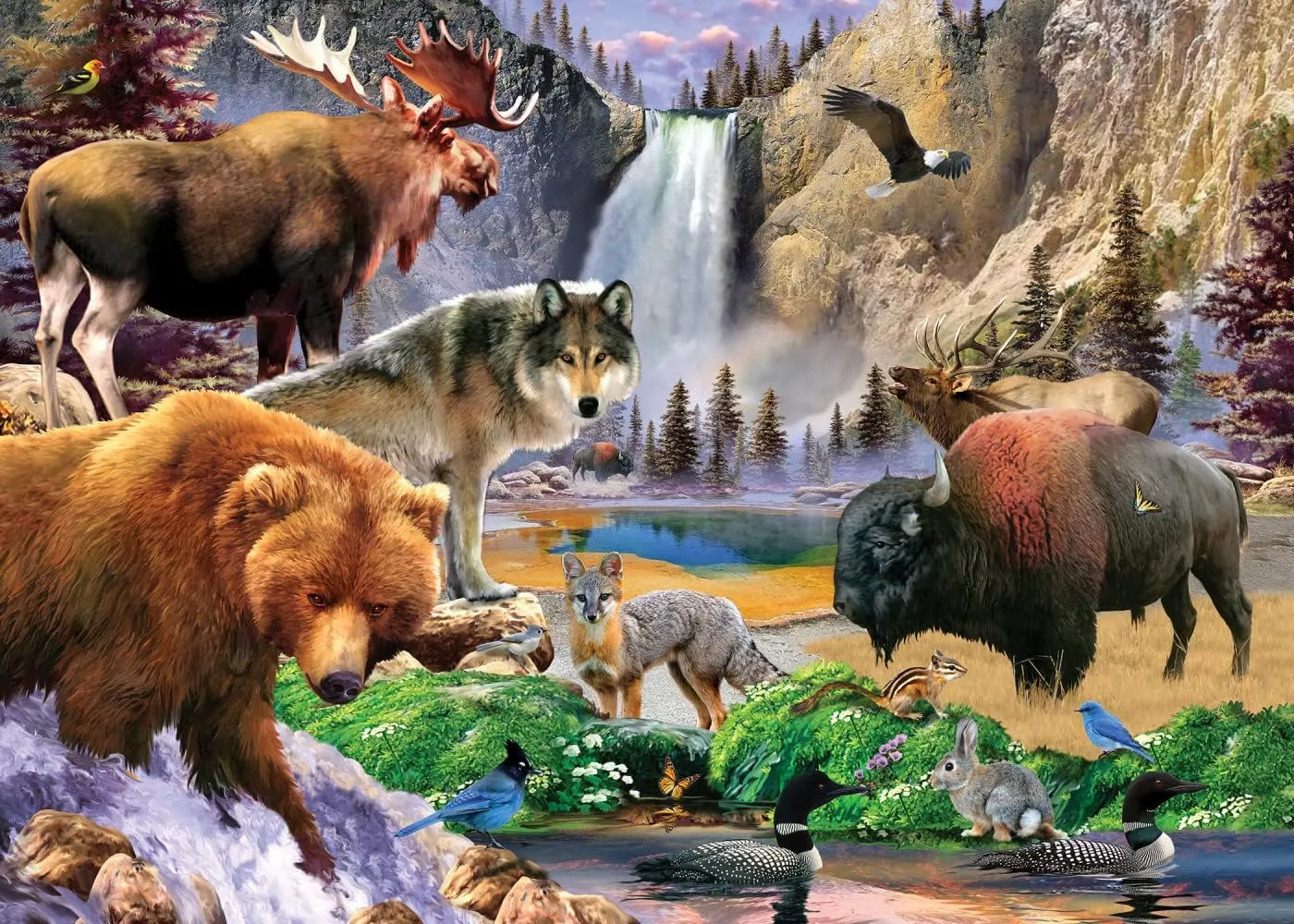 - intertwine postpone boom 15"x21 MasterPieces 500 Pieces Jigsaw Puzzle for Adults$ Family$ Or Youth - Yellowstone National Park 