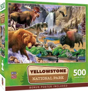 - intertwine postpone boom 15"x21 MasterPieces 500 Pieces Jigsaw Puzzle for Adults$ Family$ Or Youth - Yellowstone National Park 