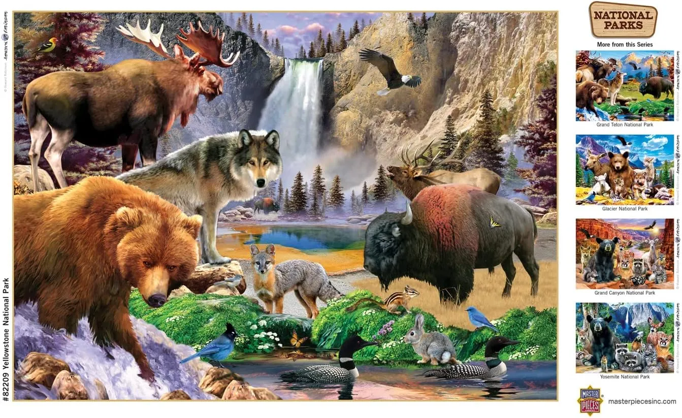 - intertwine postpone boom 15"x21 MasterPieces 500 Pieces Jigsaw Puzzle for Adults$ Family$ Or Youth - Yellowstone National Park 