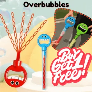 1 1 FREE | BubblesOverloadâ„?- 32 Hole Smiling Face Bubble Stick Last Day Discount.