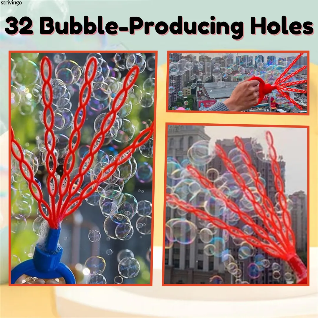 1 1 FREE | BubblesOverloadâ„?- 32 Hole Smiling Face Bubble Stick Last Day Discount.