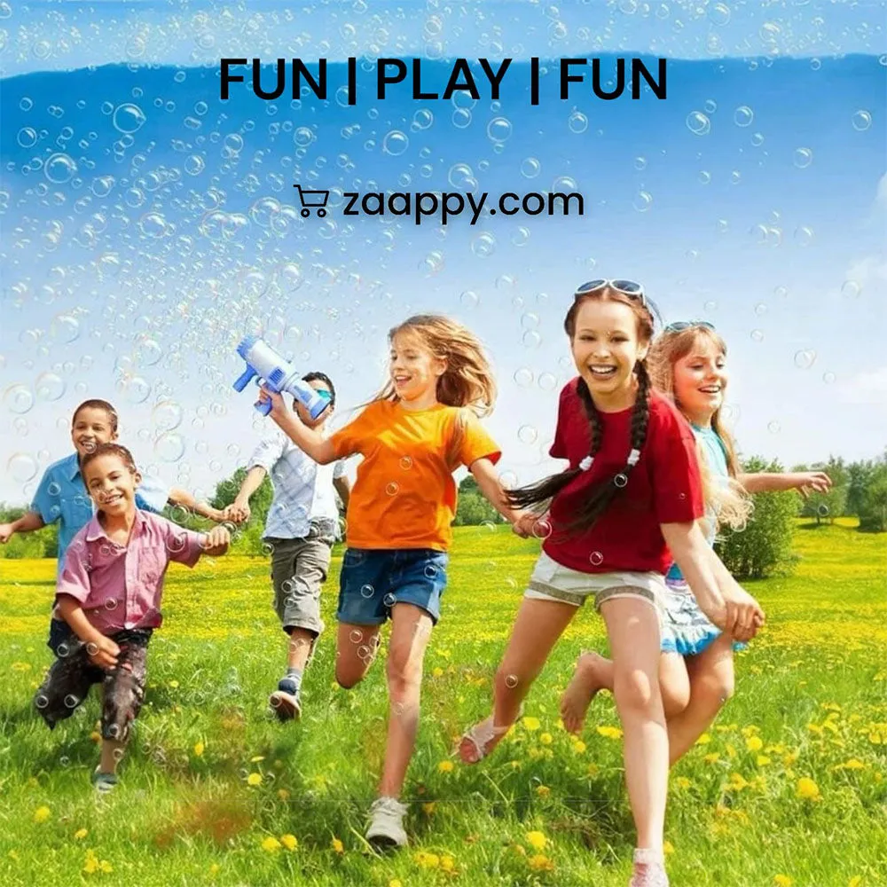 108-Hole Colorful Light Bubble Machine | Electric Soap Water Gun | Magic Bubble Gun for Kids, Wedding Bubble Maker, Summer Toy with Rechargeable Battery and LED Lights
