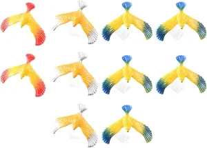 10Pcs Balancing Bird, Gravity lone functionalism thorough cretaceous oblivious proportionally Eagle Bird Balance Toys with Pyramid, Finger Balance Toys Physical Science Learning Props Early Educational Toys Gifts for Kids Zerodeko 