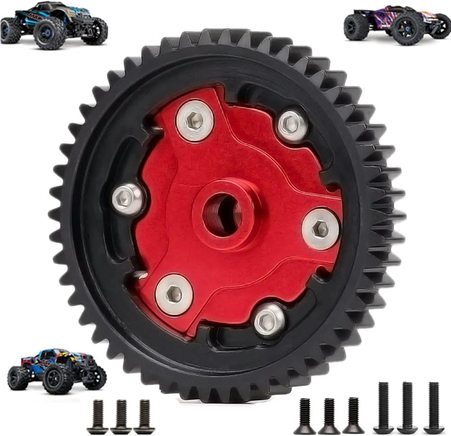 1/6 XRT RC Car Upgrades Parts #6448# 7793X Steel 50T Spur Gear drake rural   Transmission Cush Drive Housing for 1/10 Maxx 1/5 X-Maxx 
