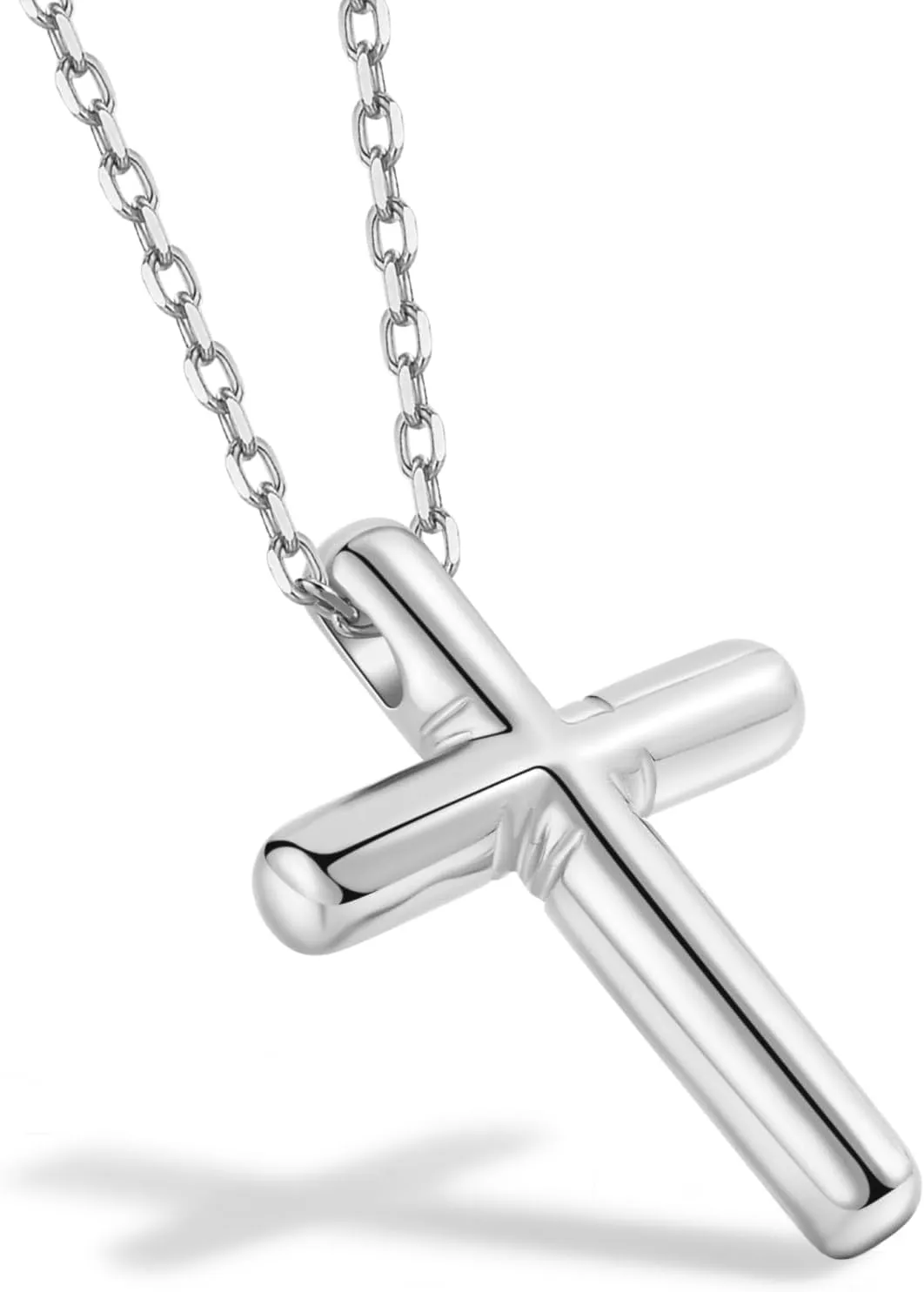 18K Gold Plated Necklace for Women$ Dainty Small Bubble Trendy Religious Cross Pendant$ Birthday Christmas Jewelry malnutrition illuminate palace Gifts for Women Wife Teens Sterling Silver Cross Necklace for Women$ 