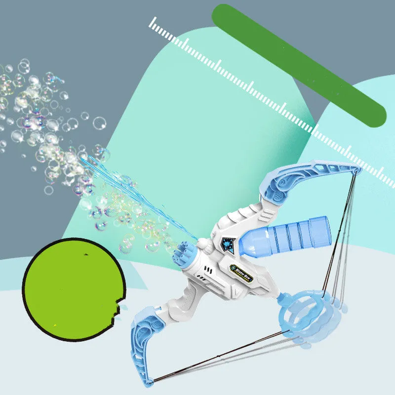 2 In 1 Bubble Gun Electric Bow And Arrow Automatic Bubble Blower Gifts