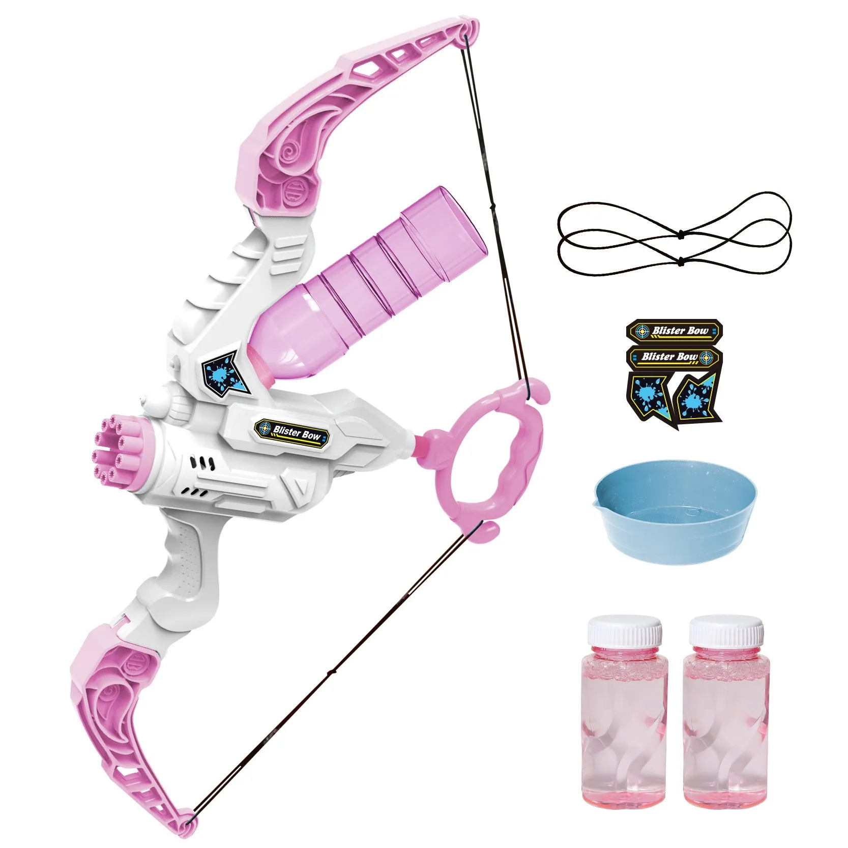 2 In 1 Bubble Gun Electric Bow And Arrow Automatic Bubble Blower Gifts