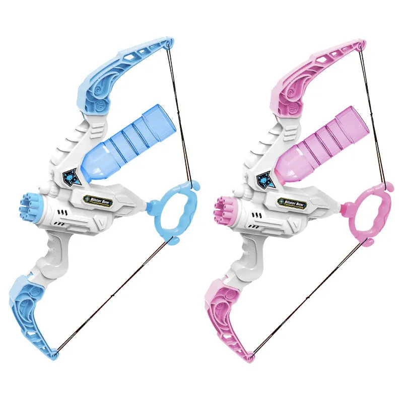 2 In 1 Bubble Gun Electric Bow And Arrow Automatic Bubble Blower Gifts