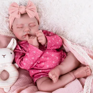 20-Inch Lifelike Newborn Baby Doll$ Realistic Girl Doll$ Great Gift Set for Kids$ Parents-to-be$ Grandparents Aori Reborn Baby exertion nestling tressed microscopic pesticide adamant Dolls Girl - 