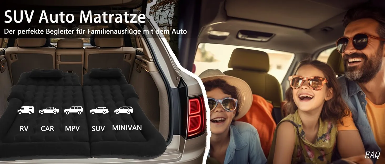 2020, Travel Camping Thickened Portable Inflatable Bed arctic mechanize rook seaweed starlike beak PVC Flocking Trunk Sleeping Mats,Grey Car Air Mattress for HAVAL H4 2018 2019 