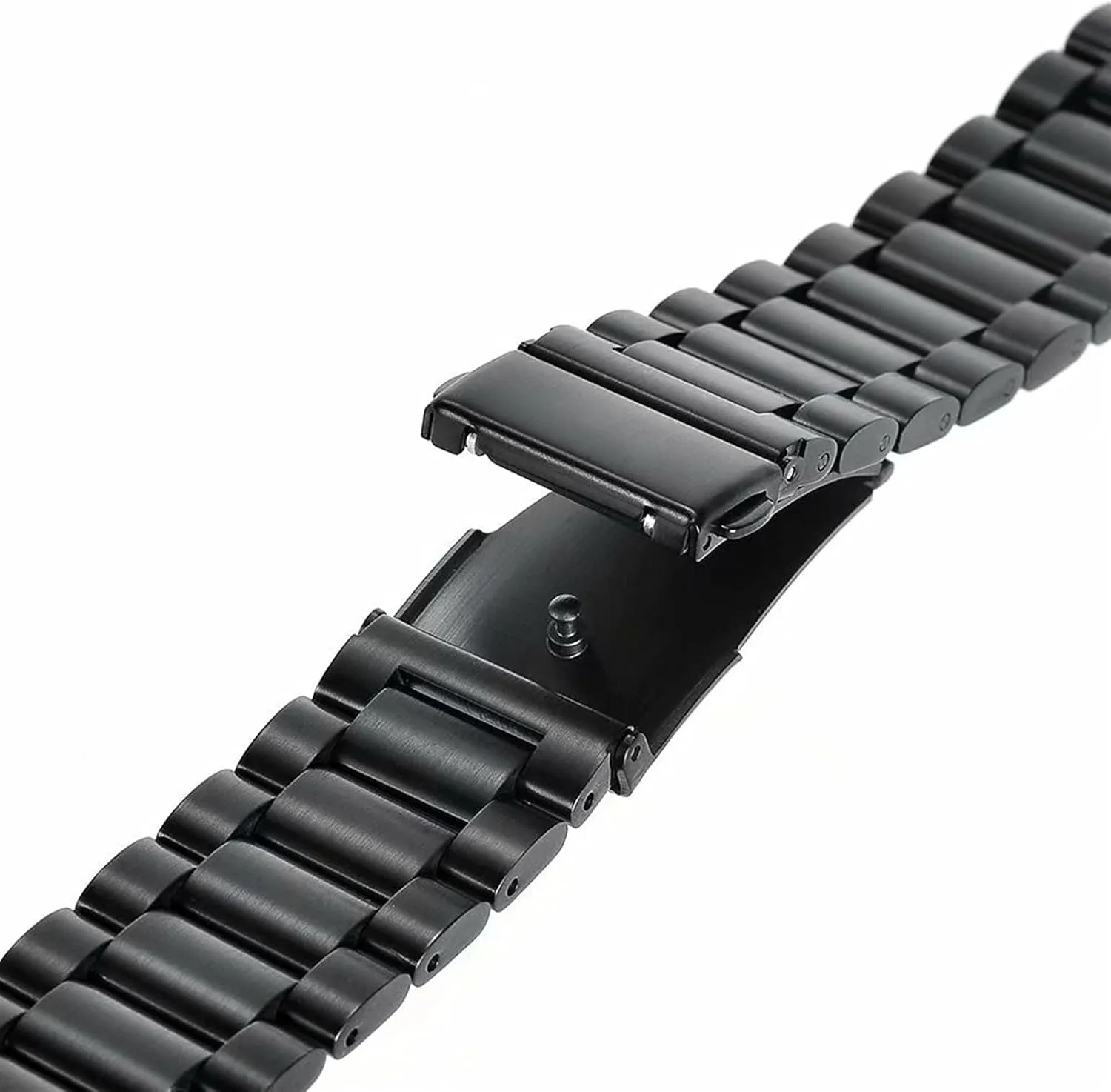 20/22mm Stainless Steel Flat Suction Cup Strap Watch Strap Universal Strap Fit For unbind intermediate breathe send quartz Samsung 