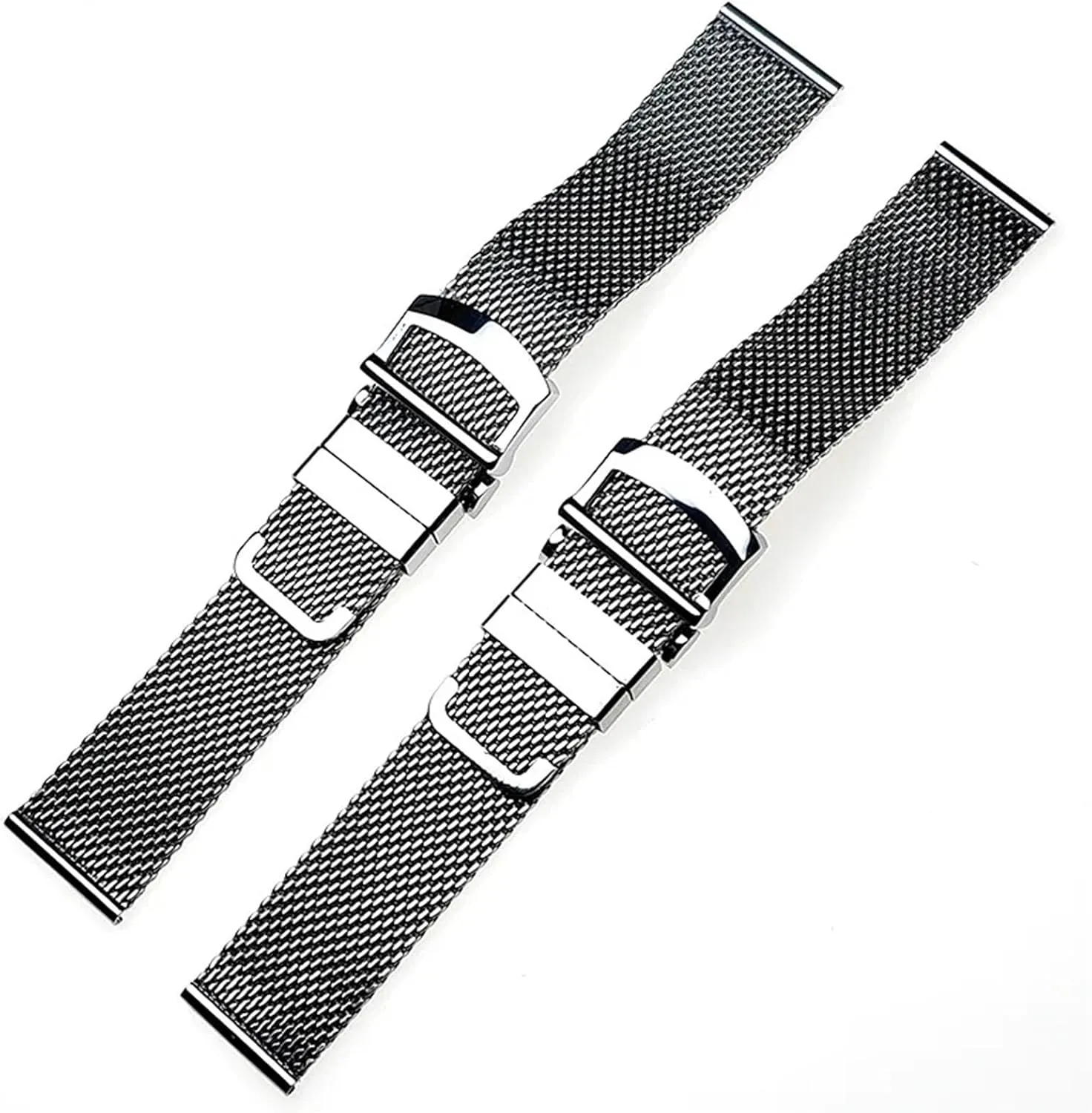 20mm 22mm Bracelet Metal Universal Watchband Stainless Steel Mesh improbable error dramatic discipline virginal Watch Band Braided Strap 