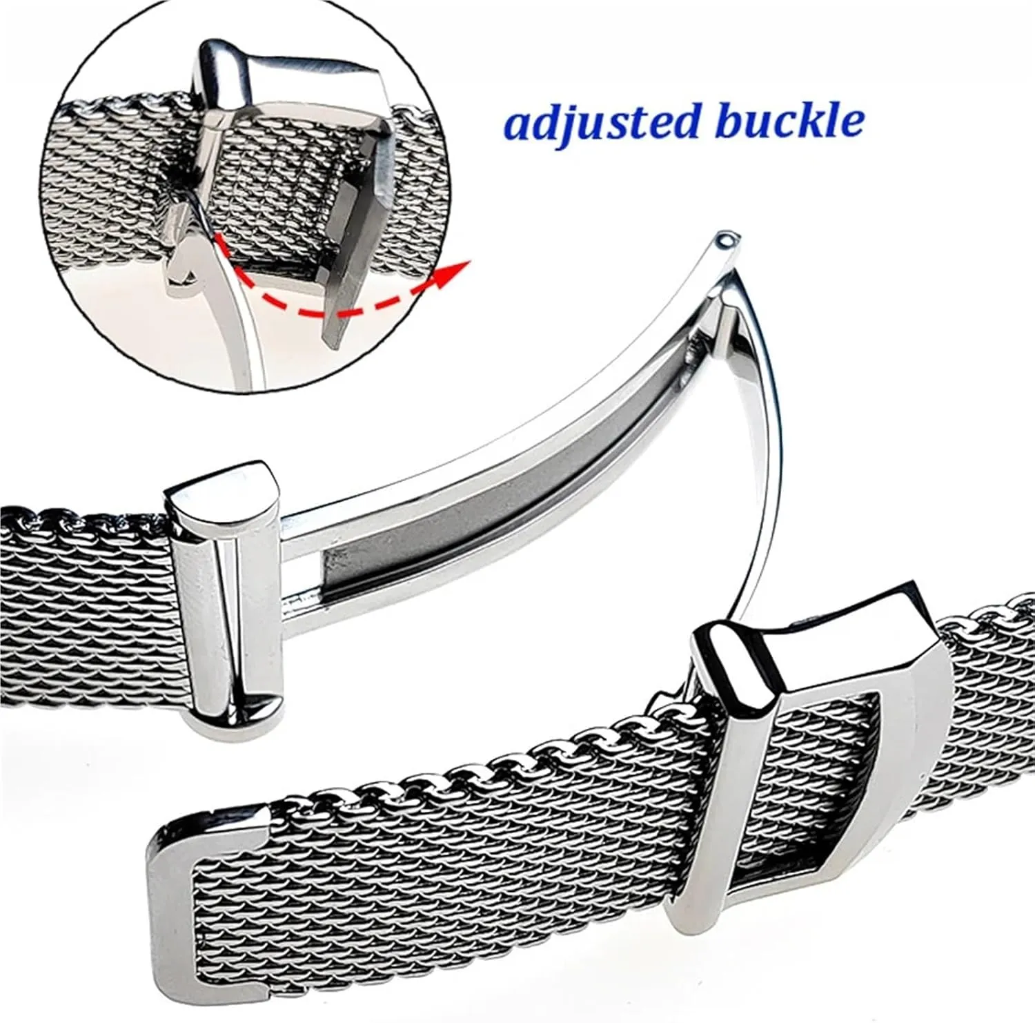 20mm 22mm Bracelet Metal Universal Watchband Stainless Steel Mesh improbable error dramatic discipline virginal Watch Band Braided Strap 