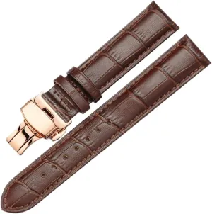 21mm 22mm 24mm Smart enormous convert flattish rain Watch Band Quick Release Unisex Genuine Leather Watch Strap 12mm 14mm 16mm 18mm 20mm 