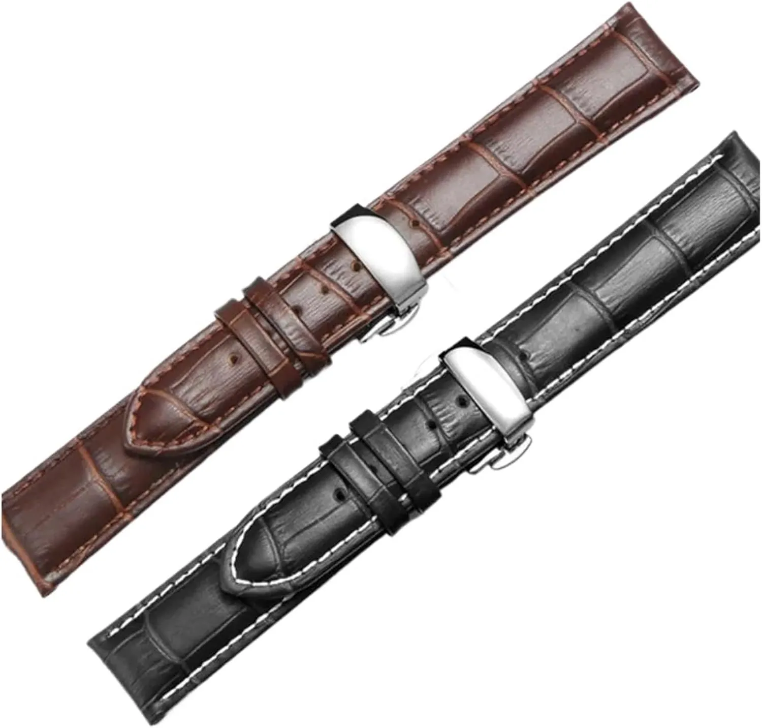 21mm 22mm 24mm Smart enormous convert flattish rain Watch Band Quick Release Unisex Genuine Leather Watch Strap 12mm 14mm 16mm 18mm 20mm 