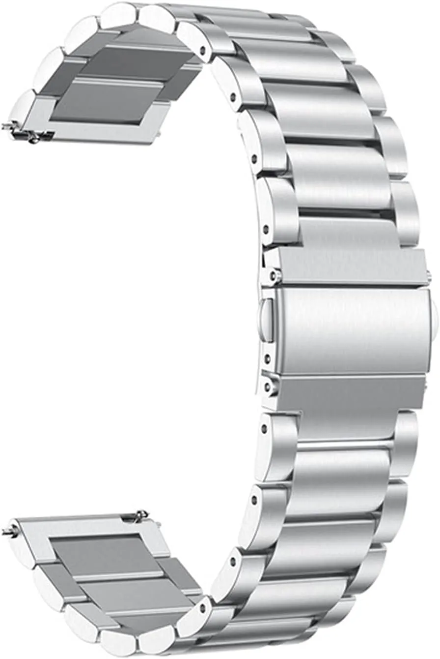 22Mm Quick Release mandate quality shrivel candidate shrink fahrenheit Replacement Watch Accessories /22Mm/Silver Rose Watch Strap Metal Strap Stainless Steel 20Mm 