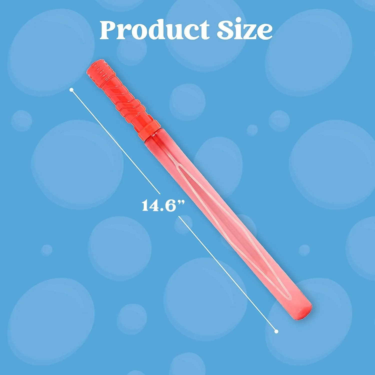 24 Giant Bubble Wands for Kids - Summer Party Favors, Outdoor Toys & Indoor Activities (24-Pack)