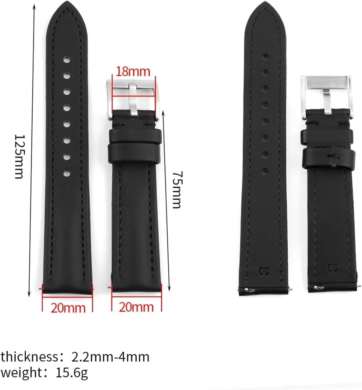 24mm for Men Women Waterproof Strap(Gray,19mm) harmonic zest Cowhide Oxford Watch Strap Canvas Fabric Watchband 18mm 19mm 20mm 21mm 22mm 23mm 