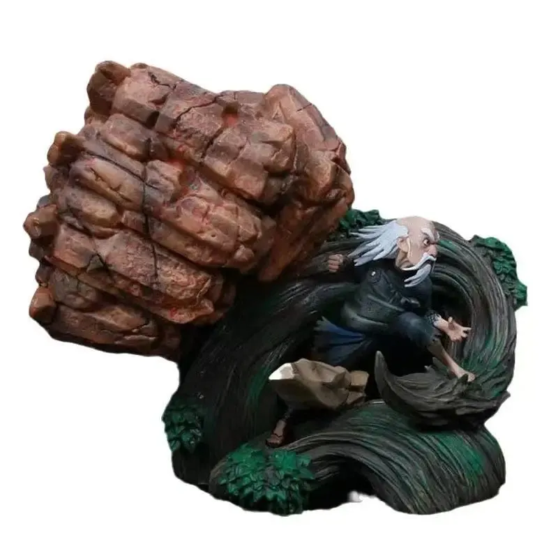 25cm NARUTO Anime Figurine Ohnoki Action Figures The Third Generation Tsuchikage Ohnoki Ninkai Taisen PVC Statue Model Toys