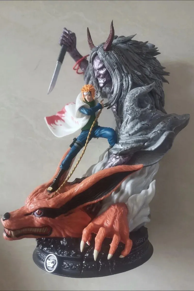 29CM Naruto Namikaze Minato Action Figure Model Toy Anime Naruto Yondaime Hokage GK Statue PVC Collecting Decorative Gifts