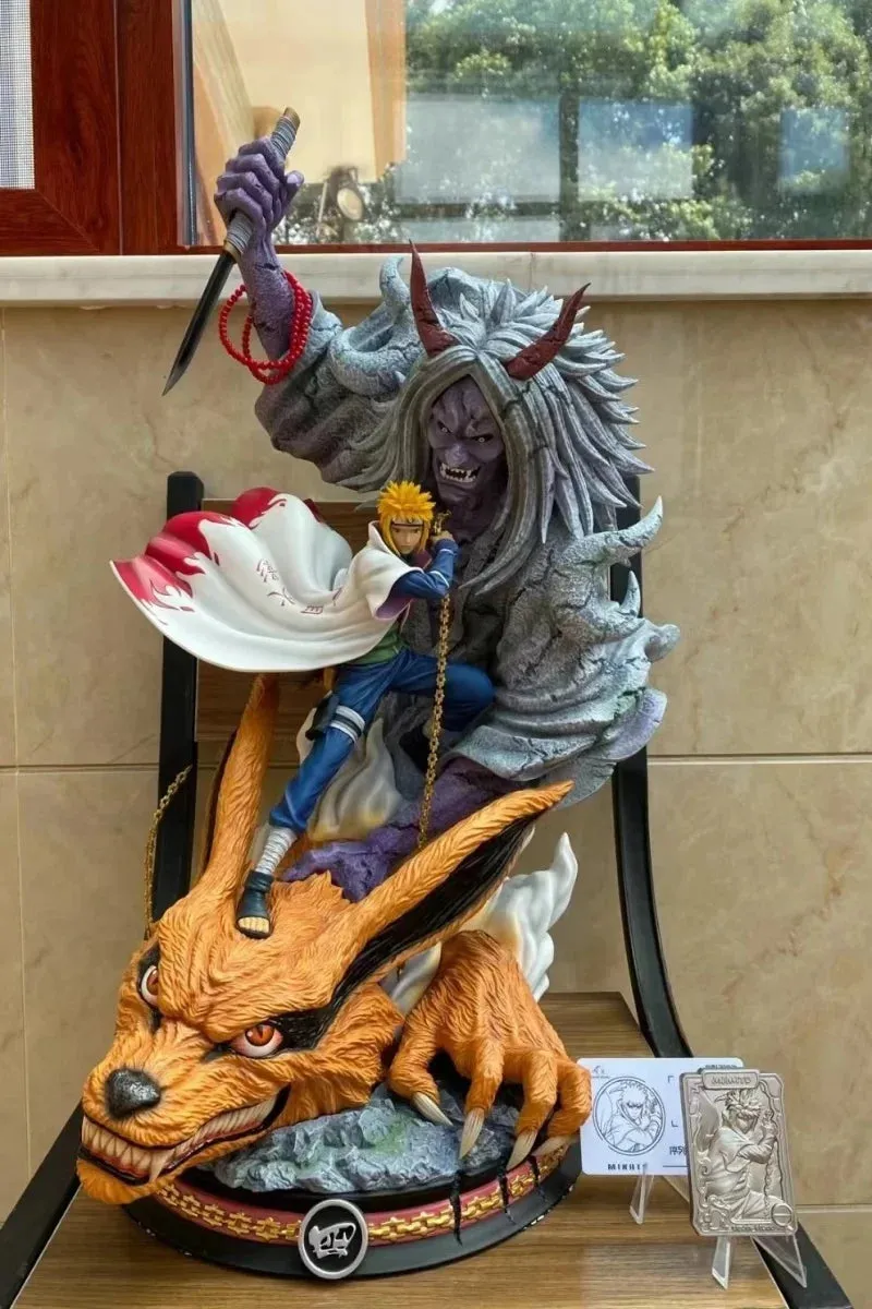 29CM Naruto Namikaze Minato Action Figure Model Toy Anime Naruto Yondaime Hokage GK Statue PVC Collecting Decorative Gifts