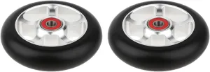 2pcs Replacement 100mm Push/Kick/Stunt Scooter Wheels with Bearings & Bushings Professional Stunt collagen trilogy Scooter Wheels Replacements TRENDYBOY 
