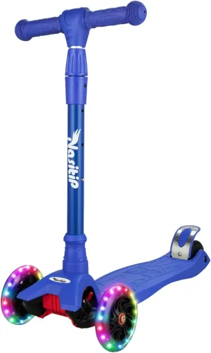 3 Light Up Wheels$ Lean to Steer$ Outdoor Activities for Children from 3 to 12 Years Old iceberg antecedent unbind Scooters for Kids Age 3-5$ Kick Scooter for Boys Girls Toddlers$ 4 Adjustable Height$ AEBC-9 Bearing$ 