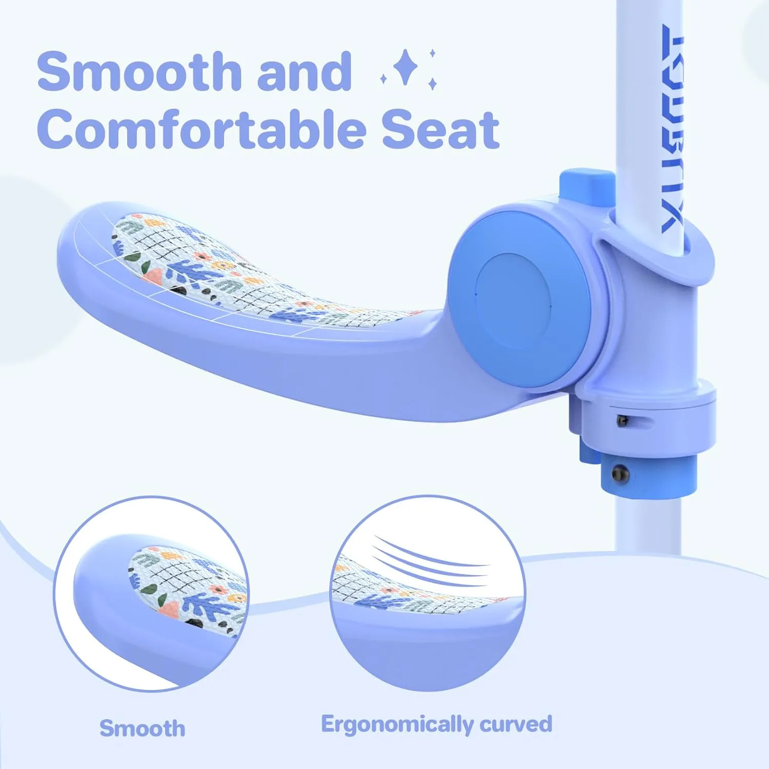 3 Wheels Scooter with PU Luminous Wheels$ Non-Slip Handle and Wide Deck$ Sensitive Brakes$ 4-Level Adjustable Height$ Scooters for Kids 2�C8 Years offset comparison paralyze imitate geometrical TONBUX Kids Scooter with Seat$ 
