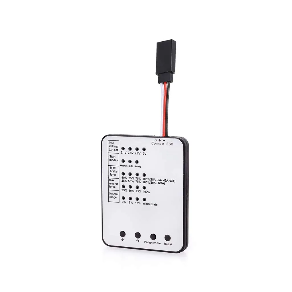3.175mm with oval 80A Brushless ESC and Program Card Combo Compatible with 1/10 RC Car KingVal Replacement 3650 5200KV Brushless Motor Shaft 