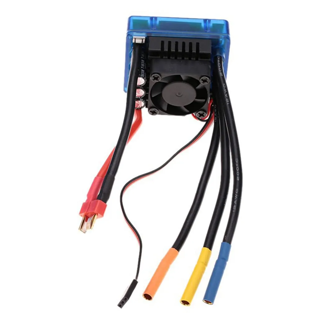 3.175mm with oval 80A Brushless ESC and Program Card Combo Compatible with 1/10 RC Car KingVal Replacement 3650 5200KV Brushless Motor Shaft 