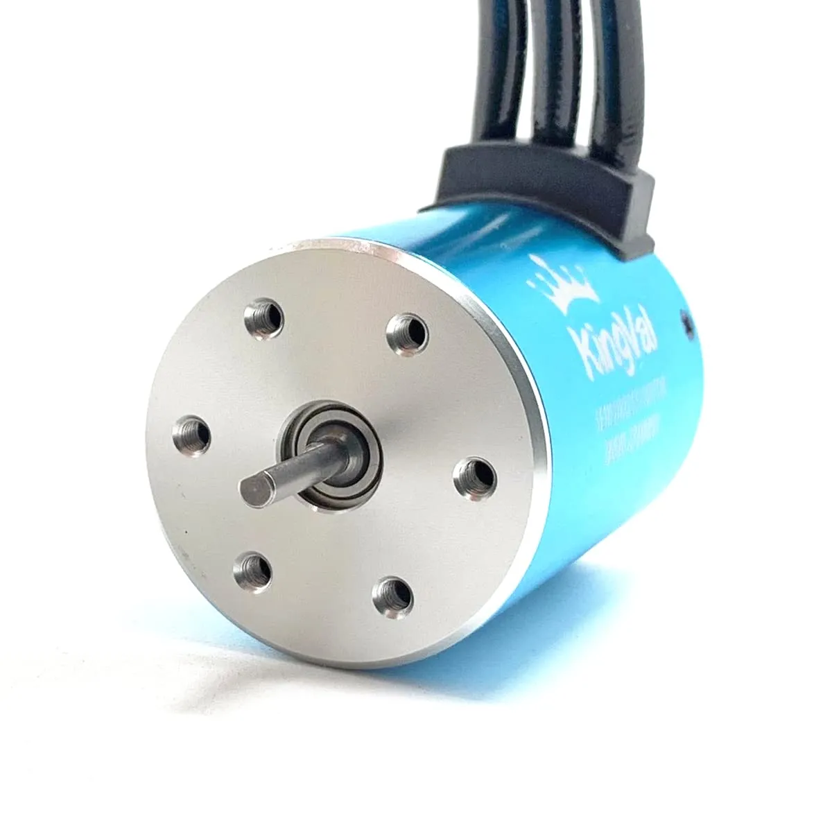 3.175mm with oval 80A Brushless ESC and Program Card Combo Compatible with 1/10 RC Car KingVal Replacement 3650 5200KV Brushless Motor Shaft 