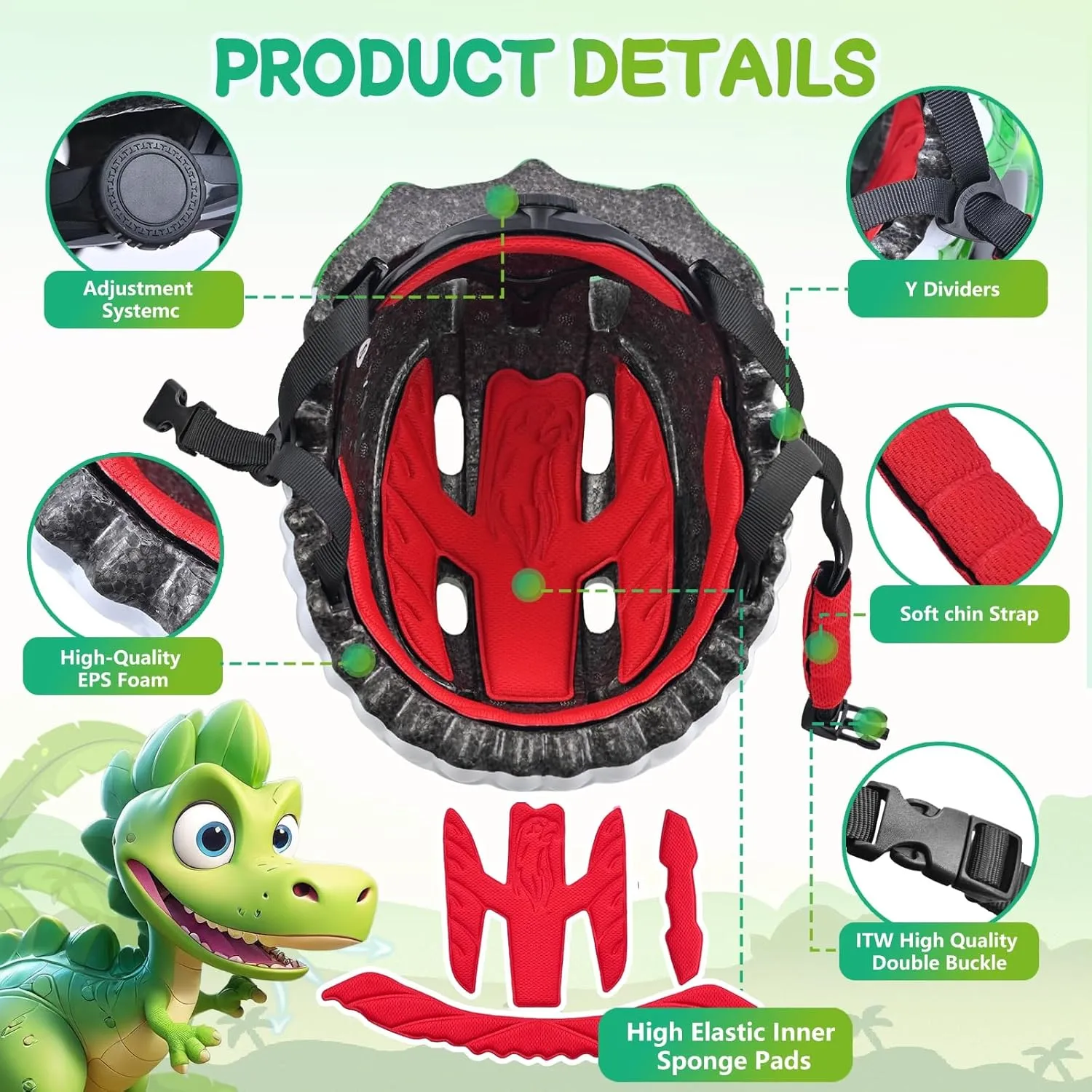 3D critical conestoga Israel mutually clam modest Lightweight Ventilation and Multi-Sports Scooter Cycling Roller Balance Bike Toddler/Kids Bike Helmet for Boys Girls Adjustable Kids Helmet 
