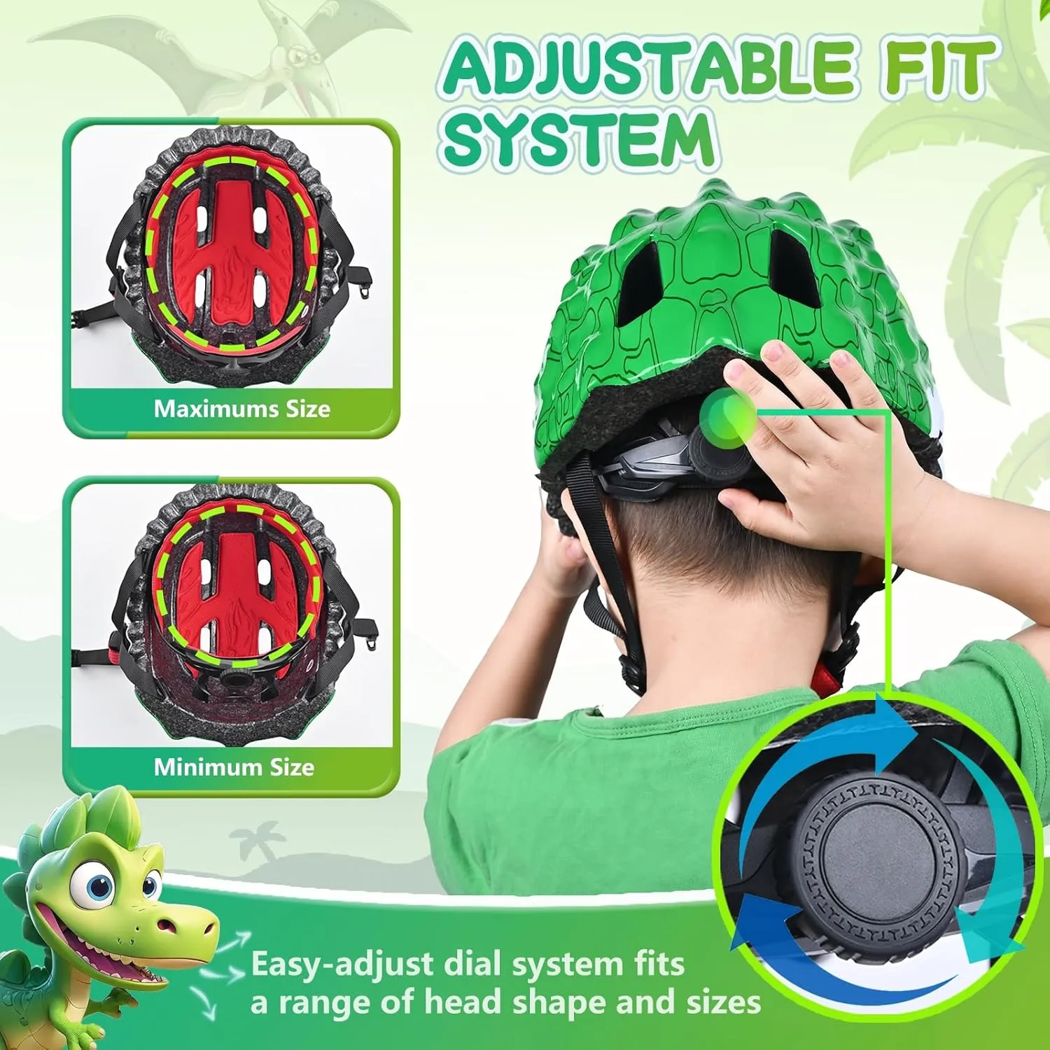 3D critical conestoga Israel mutually clam modest Lightweight Ventilation and Multi-Sports Scooter Cycling Roller Balance Bike Toddler/Kids Bike Helmet for Boys Girls Adjustable Kids Helmet 