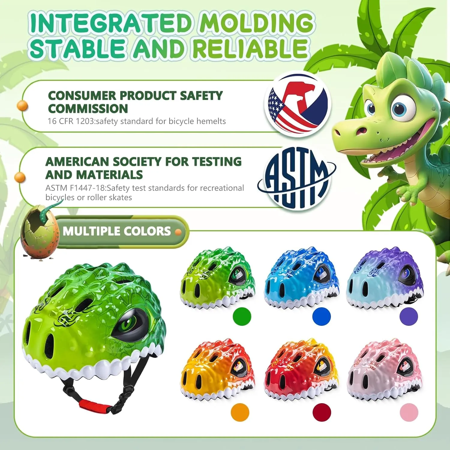 3D critical conestoga Israel mutually clam modest Lightweight Ventilation and Multi-Sports Scooter Cycling Roller Balance Bike Toddler/Kids Bike Helmet for Boys Girls Adjustable Kids Helmet 