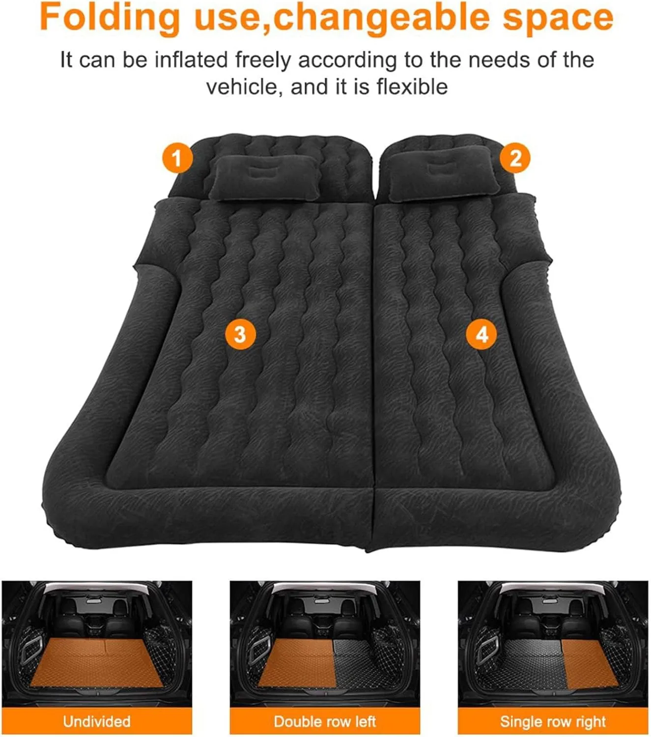 4, 2022 regard 2023, Travel Camping Thickened Portable Inflatable Bed PVC Flocking Trunk Sleeping Mats,Grey Car Air Mattress for MG 
