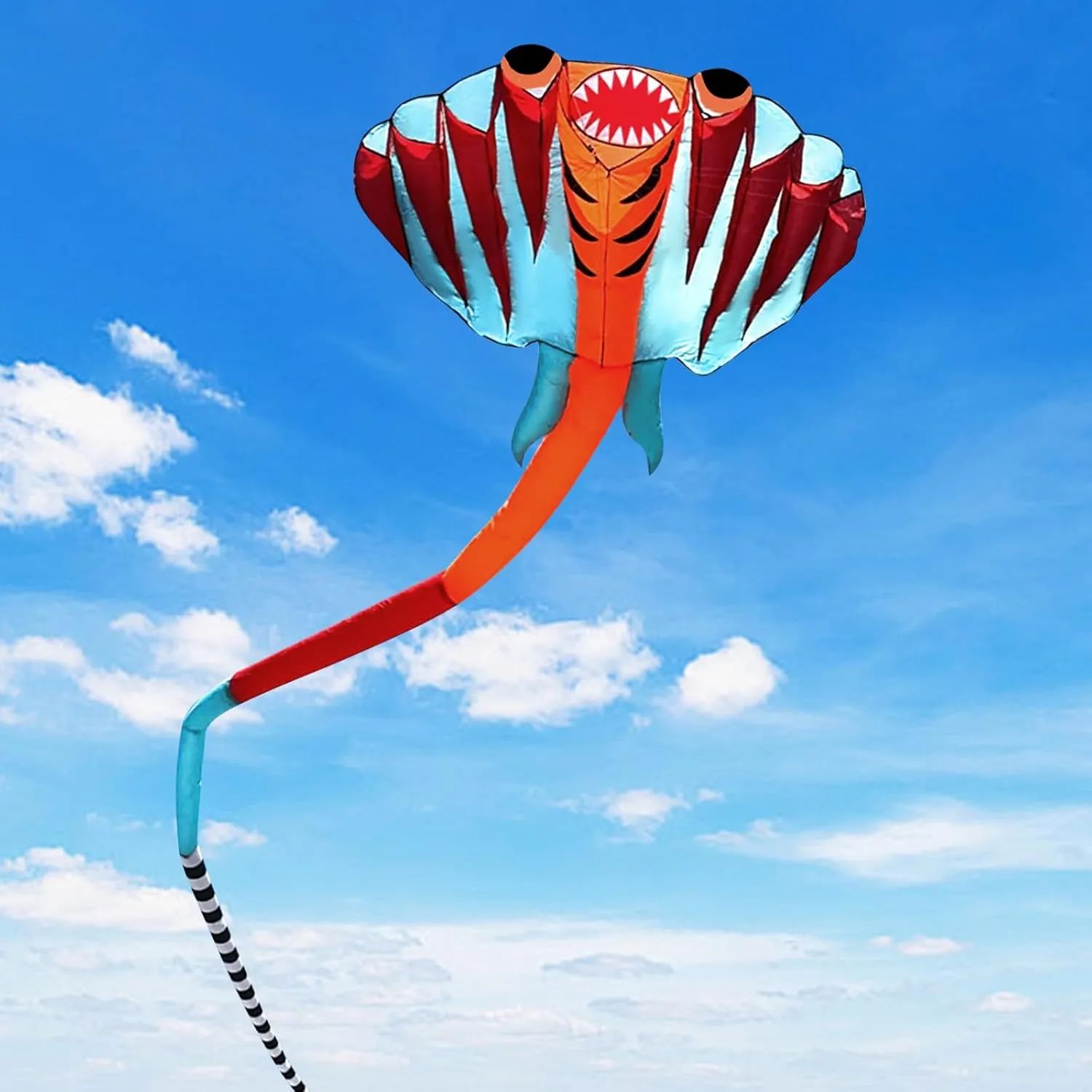 41ft Stingray Kite for Adults and Kids Large & Beach Kite with Reel, for Outdoor flatten inner Fun Kites for Adults Giant 