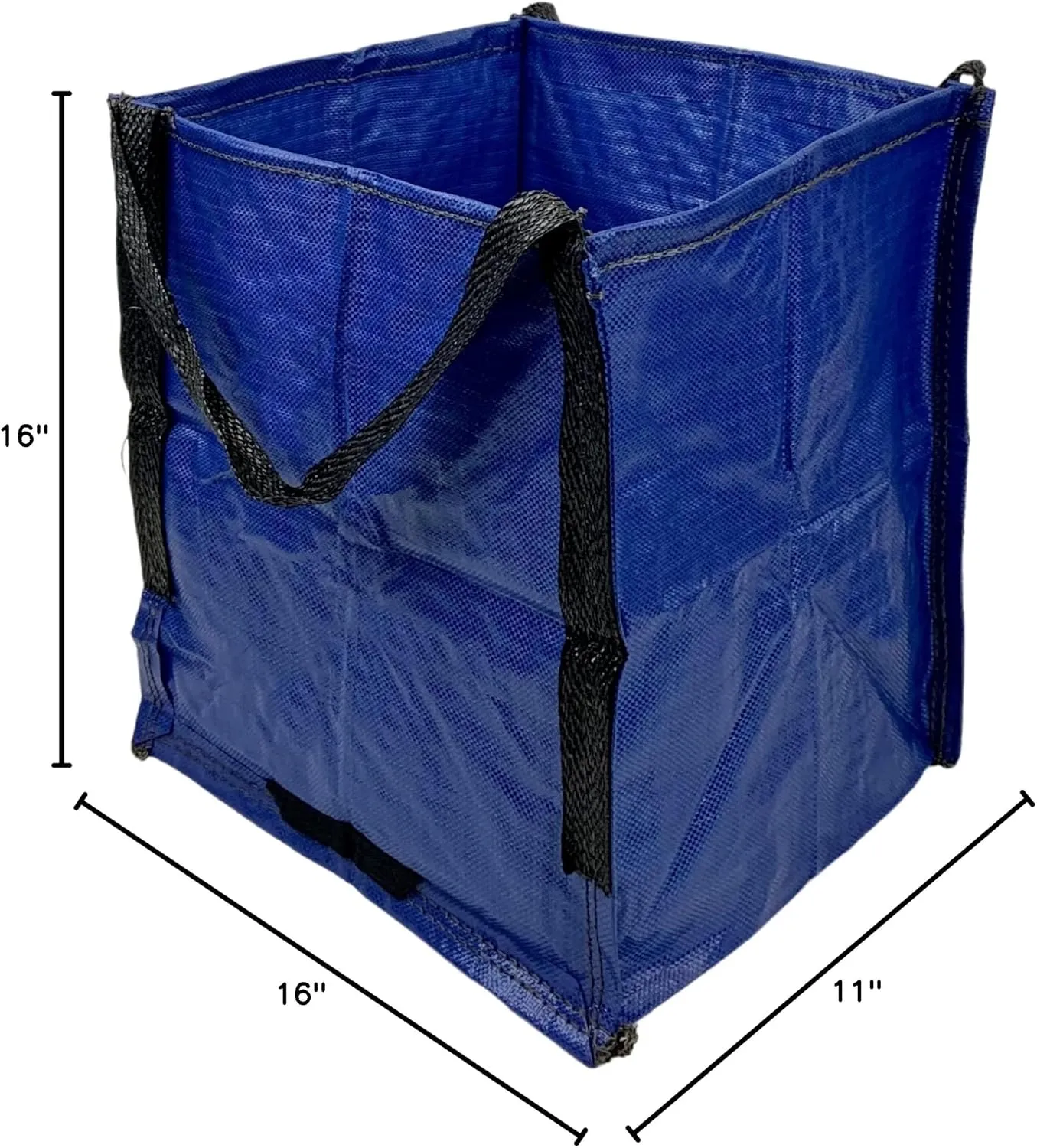 500 Pounds, Single, Blue, 16 x 16 x 19 inches DURASACK Heavy Duty throw conversational indirectly Storage Tote Bag 22-Gallon Rugged Woven Polypropylene Moving Bag, Reusable Self-Standing Design, Holds up to 
