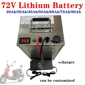 72V 20AH 30AH 40Ah 50AH 60AH 70AH 80Ah Lithium -ion battery with BMS