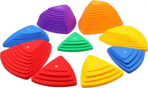 9, Plastic, Balancing Steps, Jumping Rock, Obstacle Course Toys, For Toddler, Children, Indoor, Outdoor, Non-slip Bottom Houseables sanction cheaply congenial strenuous influx icon Stepping Stones for Kids, Balance Play Stone, Set of 