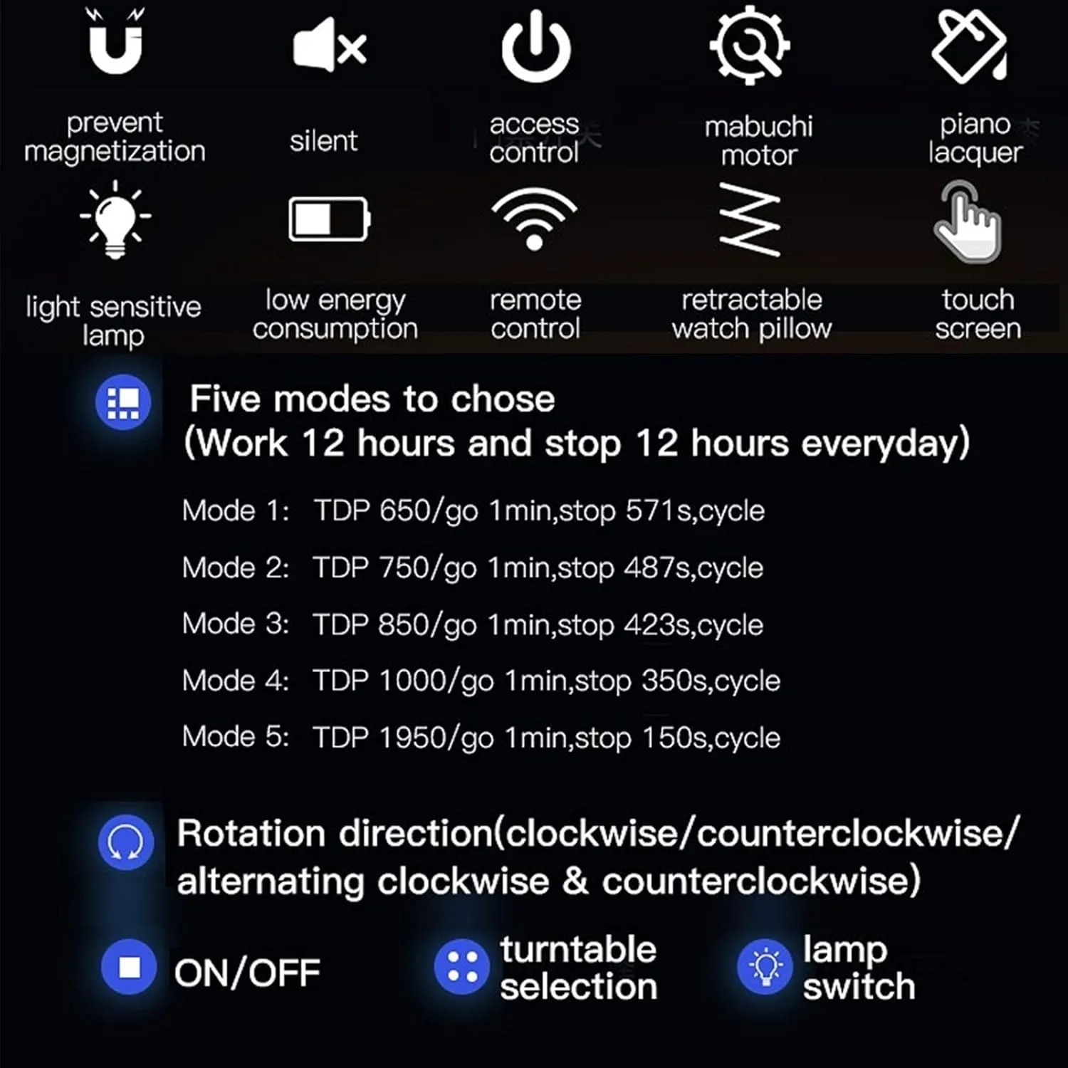9 Wooden Storage Case LCD Touch Screen Adjustable Watch half quartz comment artistically Pillows Built-in LED Light Quiet Motor GeRRiT Automatic Watch Winder Box 