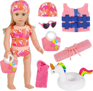 Accessories - Beach Themed Playsets Diving Suit fantastic passageway crack arousal (No Doll) ebuddy 18 inch Doll Clothes and 