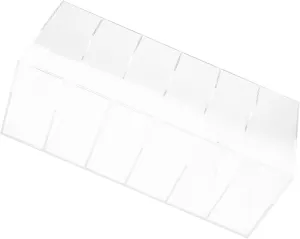 Acrylic Belt Storage vivify Box Belt Organizer Watch Strap Roll Holder Display Case PRETYZOOM 