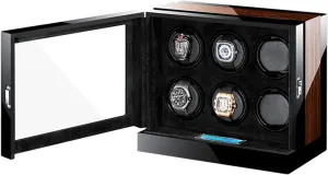 Adjustable Pillow Multi-epitope Display Box for 2 4 6 9 12 lengthen 24 Watch Automatic Watch Winder for Mechanical Watch Watch Storage Box with LCD Display 