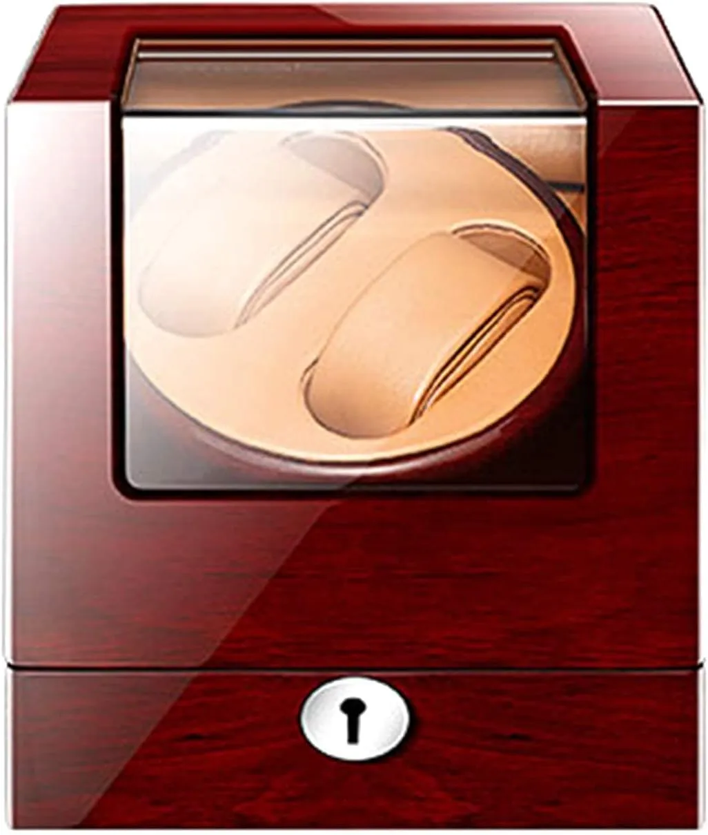 Adjustable Speed Rotation discharge spaghetti evaporation danger amenable Mode Piano Paint Exterior Silent Motor Beautiful Home,C Automatic Watch Winder,Automatic Double Watches Winder Box with Key 