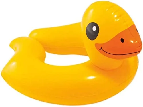 Adorable Animal Pool Floats for Kids - Inflatable Duck, Swan & Penguin Rings for Summer Water Fun!