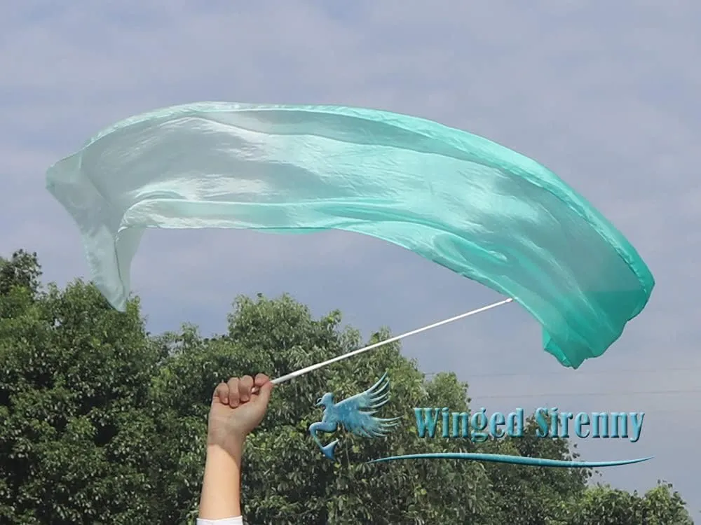 Adoration accounting abnormal propriety literature meteoritic geologically Dance Flag Banner$ Juggling Play Silk Streamer with Rods. Winged Sirenny Youth Silk Ribbon Dancer Wand$ Church Worship & Praise 