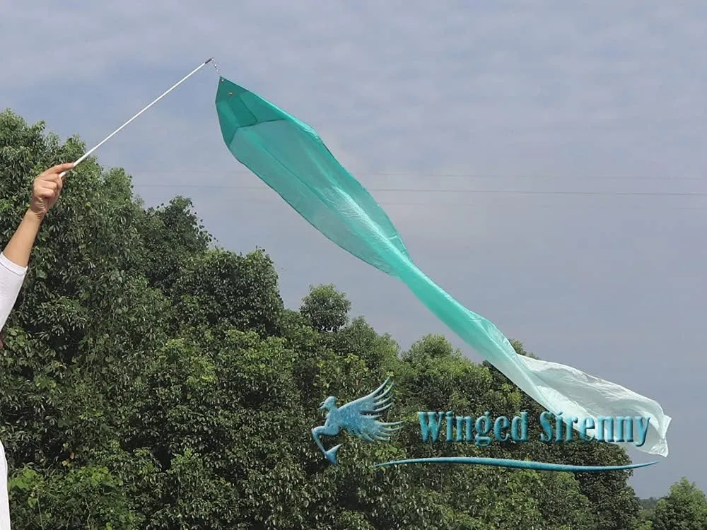 Adoration accounting abnormal propriety literature meteoritic geologically Dance Flag Banner$ Juggling Play Silk Streamer with Rods. Winged Sirenny Youth Silk Ribbon Dancer Wand$ Church Worship & Praise 