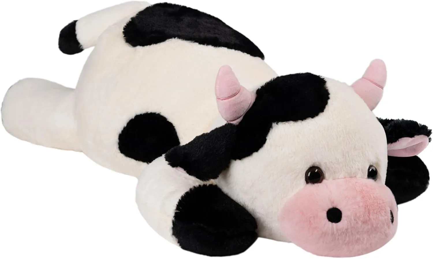 Adults and Children(Cow Large) cloth hitherto 5LB Cute Weighted Stuffed Animals Plush - 25.6 inch Soft Weighted Cow Stuffed Animal Toy Pillow for 