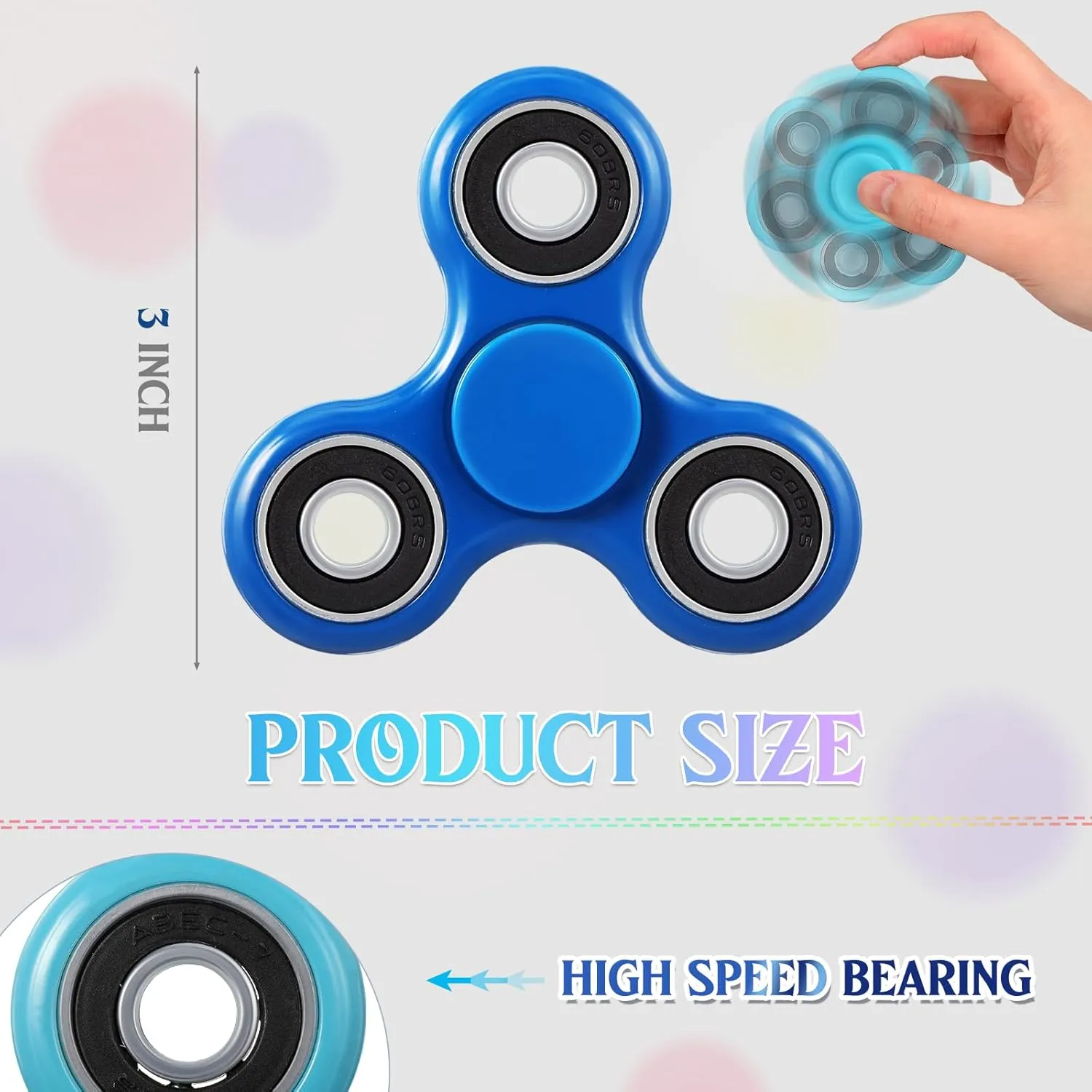 Adults Kids Party Favors Classroom Prizes Gift Bag Fillers Stress Relief$ aerodynamic govern definite purchase reclaim exclude 6 Colors 36 Pcs Fidget Spinner Toy Bulk Sensory Fidget Toy for 